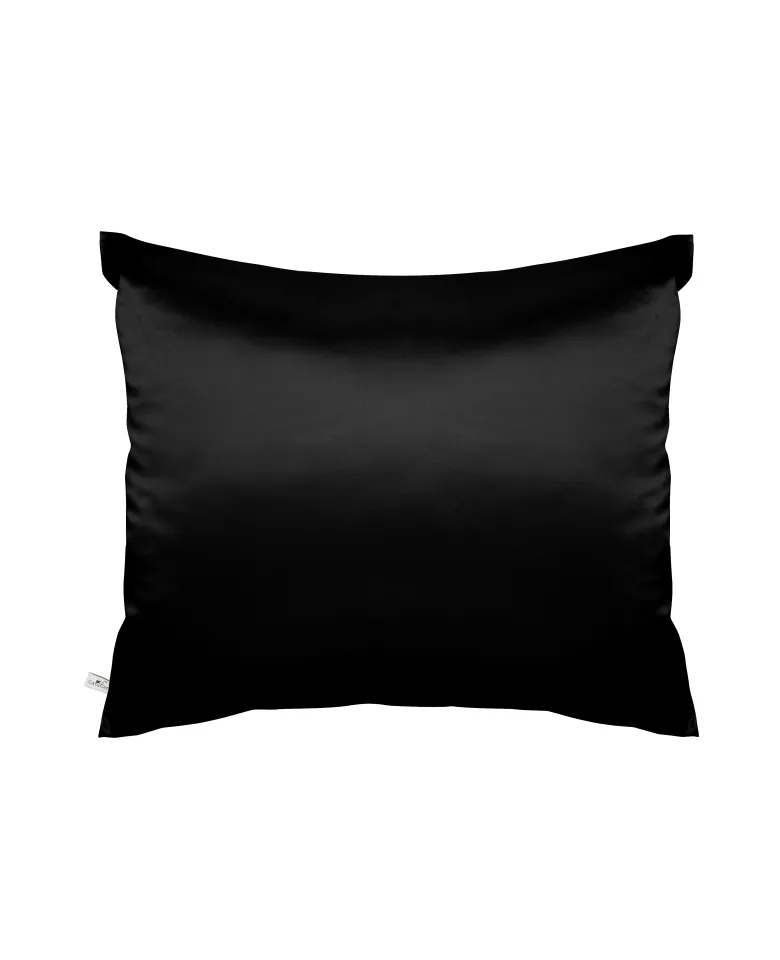 Kissenbezug aus Seide 50x60 – schwarz